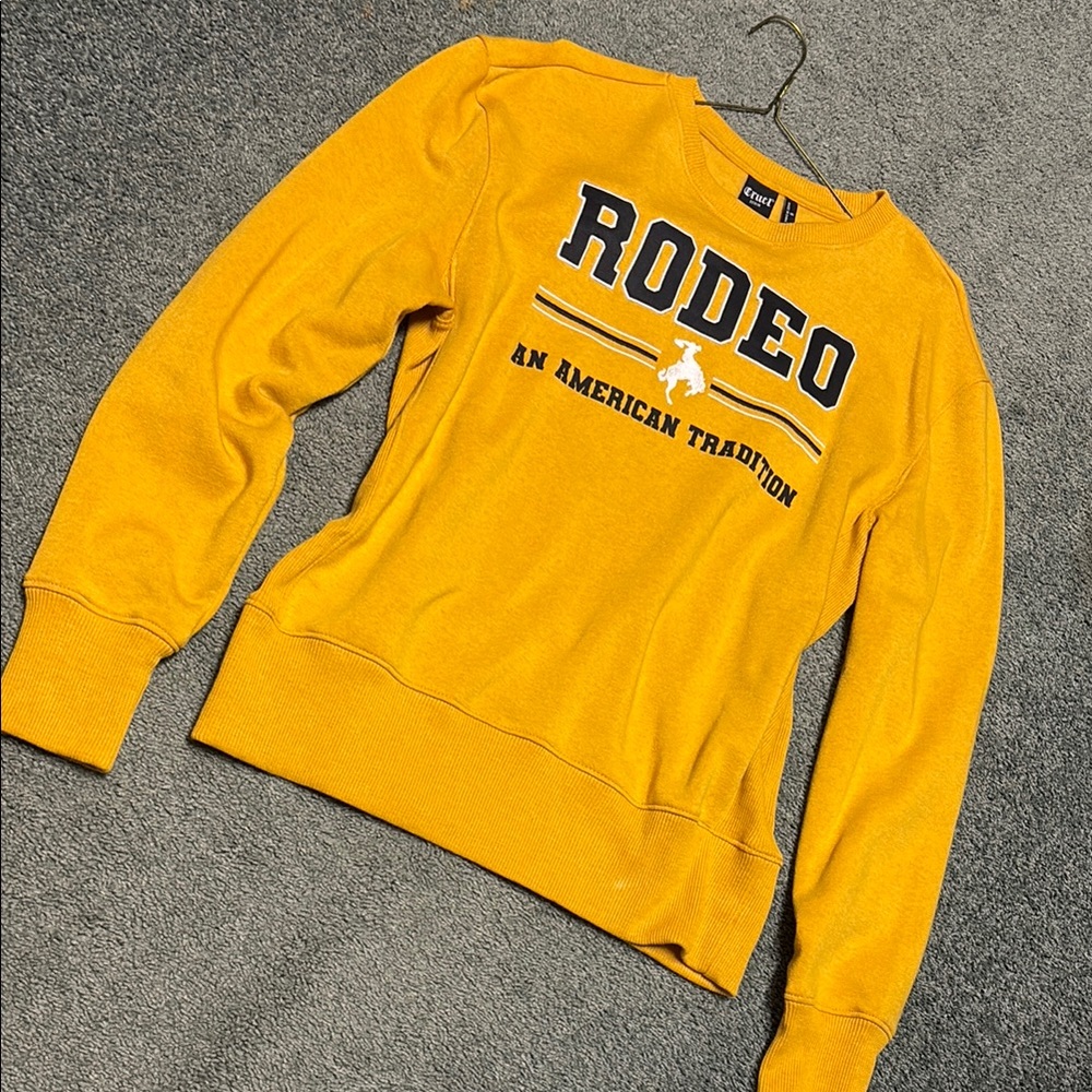 Yellow Rodeo Sweatshirt